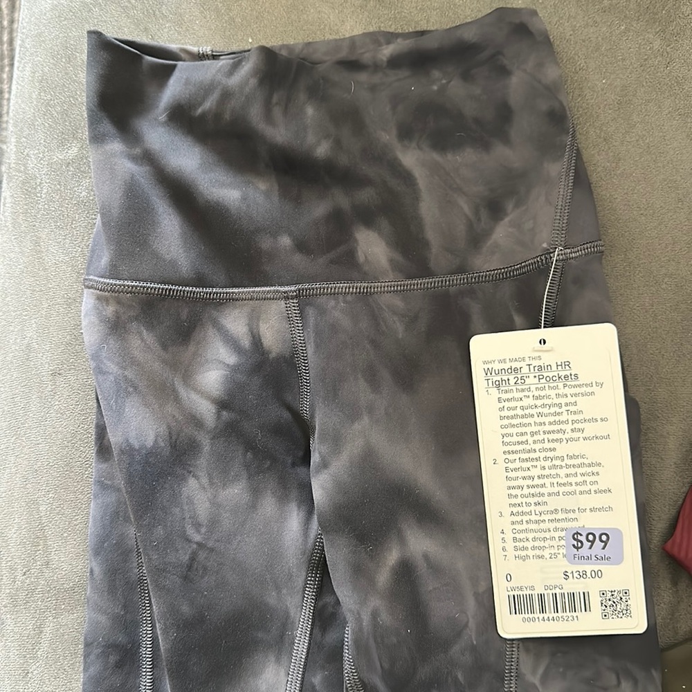 Lululemon joggers and leggings brand new size 0